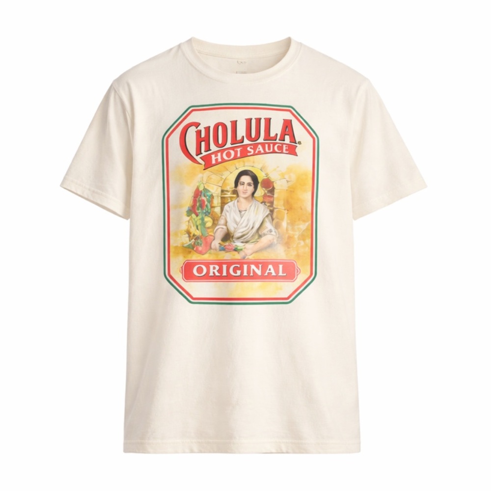 Cholula Hot Sauce Graphic Tee Shirt Sleeve